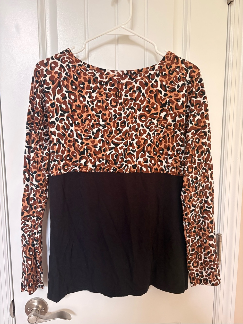 Lilly Pulitzer Leopard My Favorite Spot Print Finn long sleeve Top